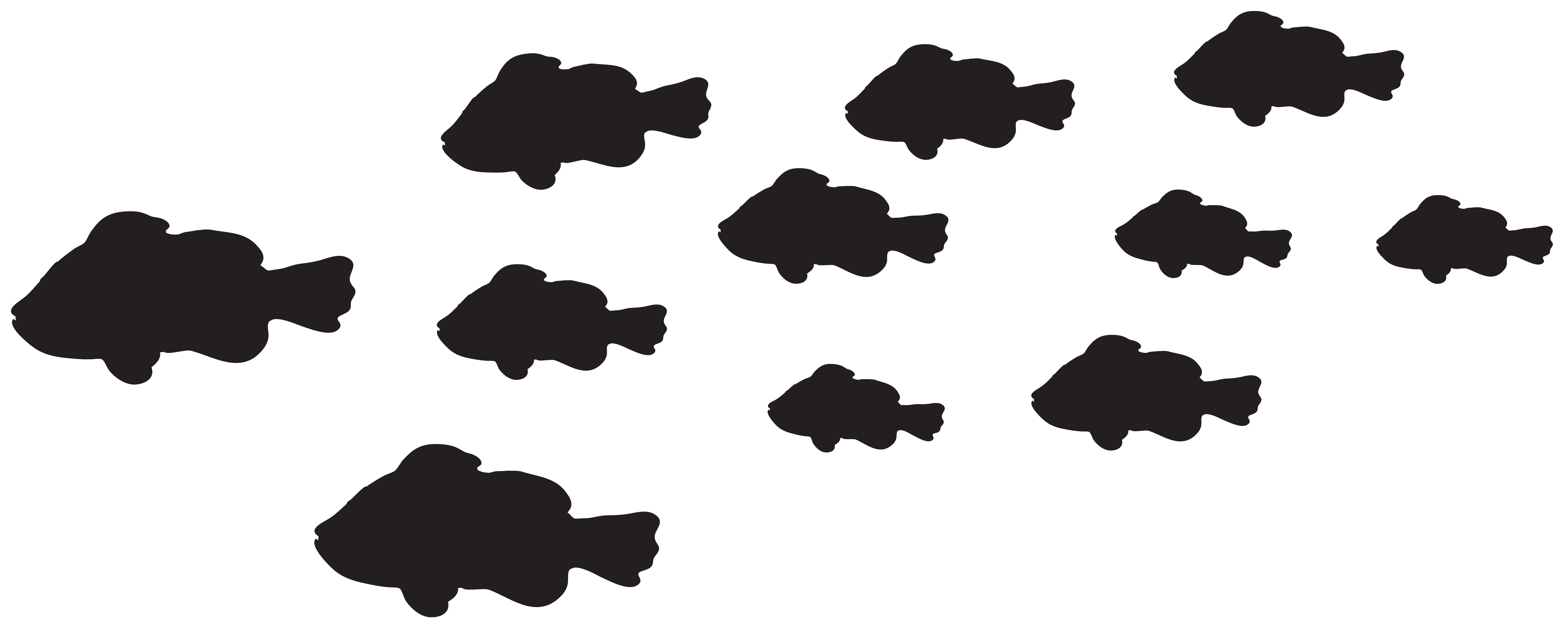 Cloud clipart silhouette. Fishes png clip art