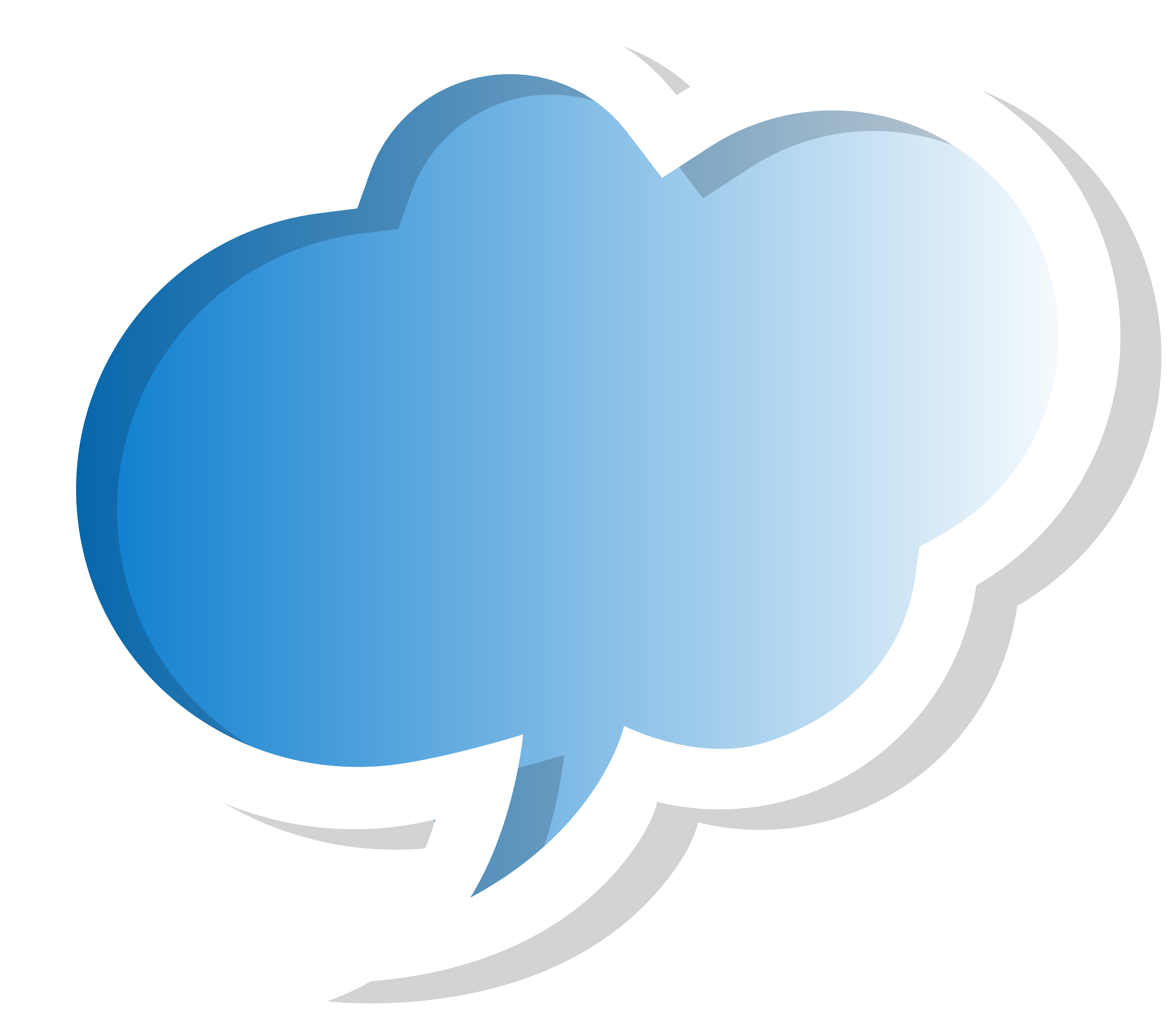clipart cloud speech bubble