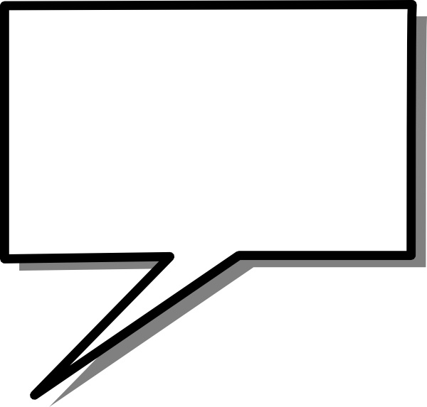 Clipart clouds square. Callout cloud clip art