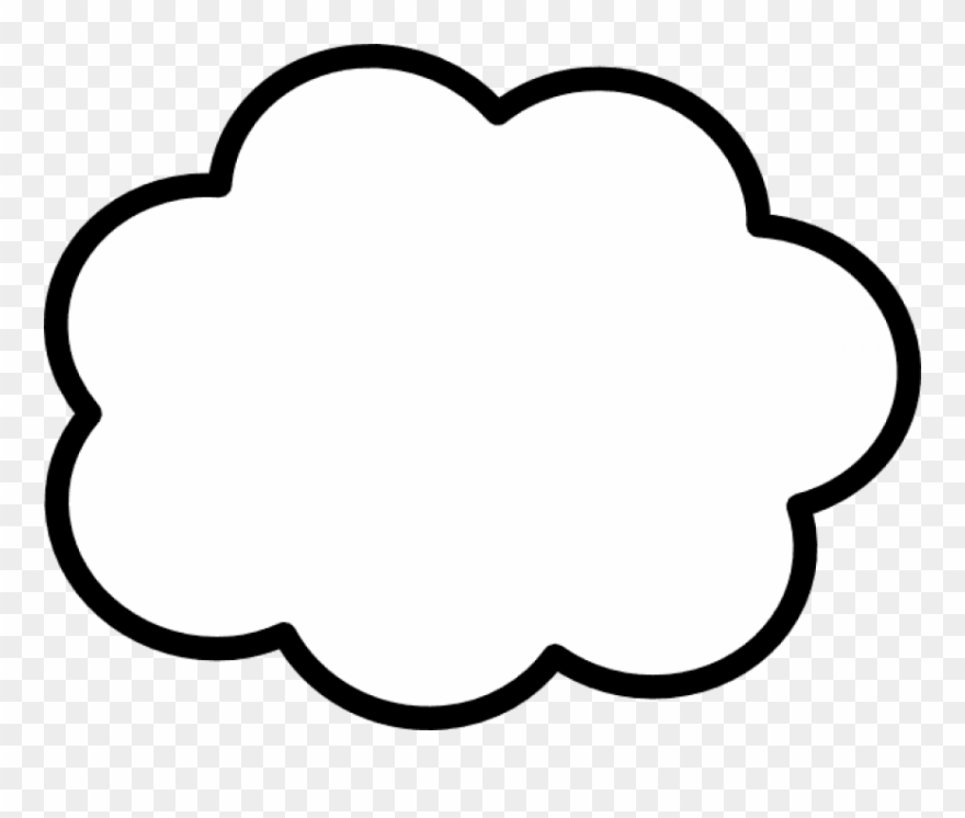 clipart cloud thinking