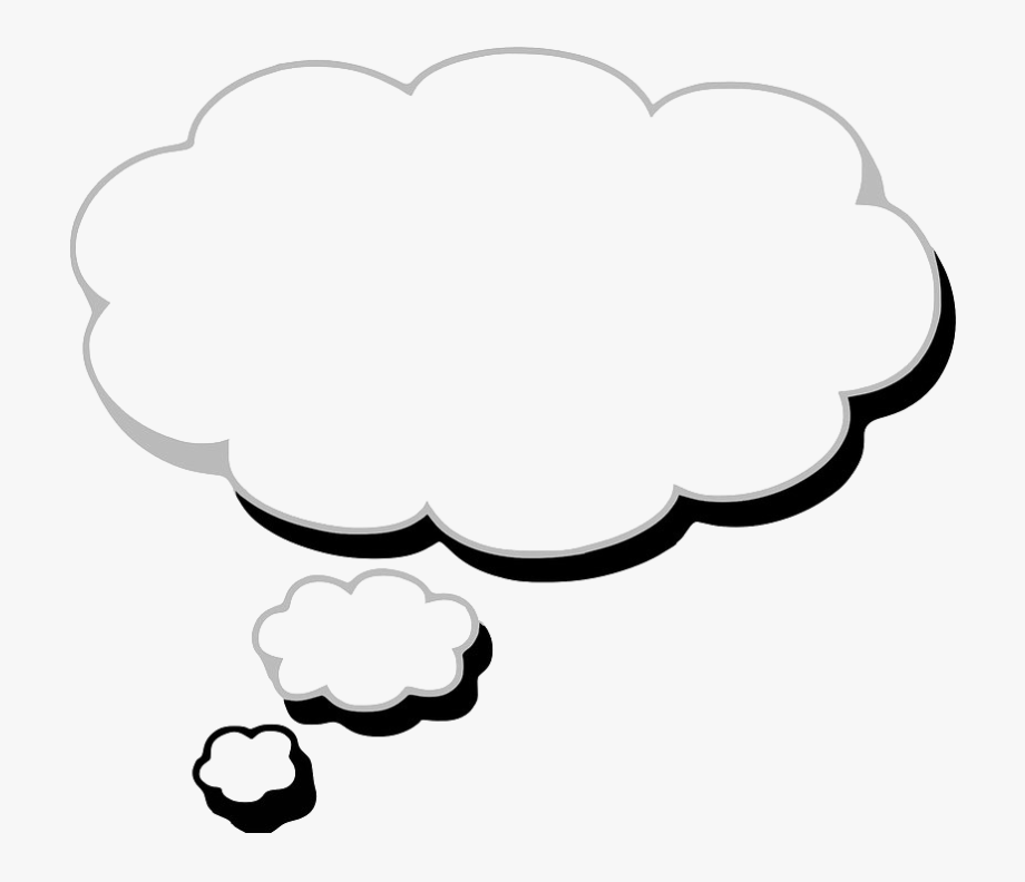 cloud clipart thinking