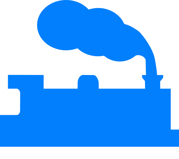 Blue silhouette clip art. Clipart cloud train