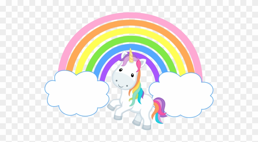 clipart unicorn rainbow