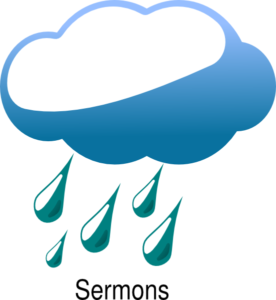 Rain cloud sermons clip. Wednesday clipart rainy