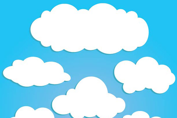 clipart clouds vector