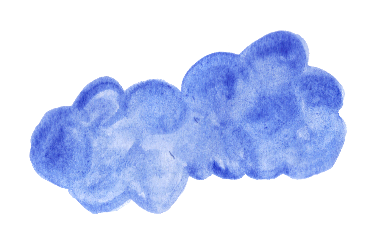 clipart cloud watercolor