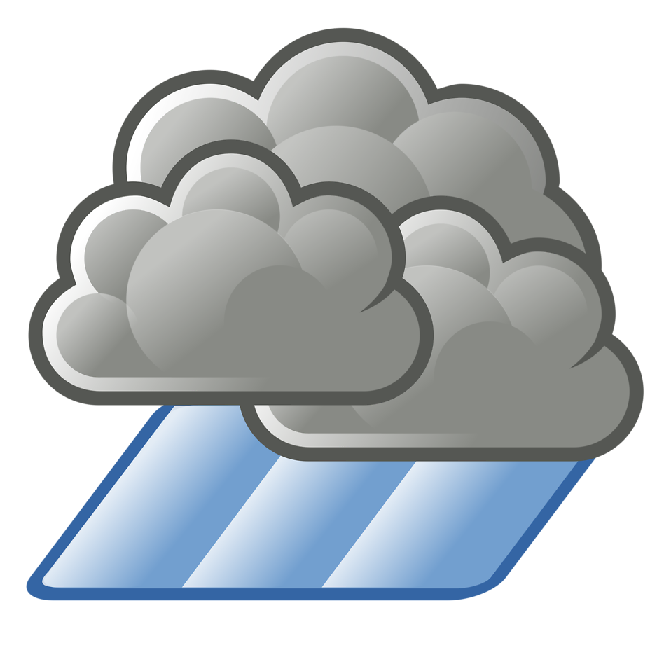clipart clouds weather