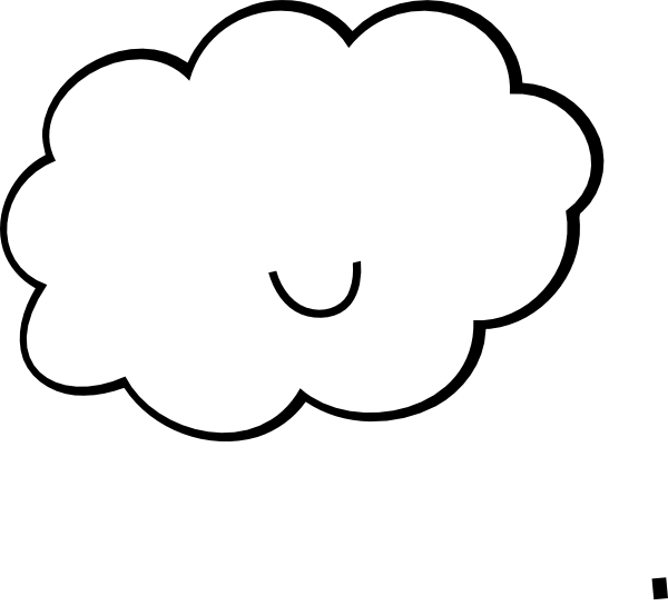 cloud clipart cute