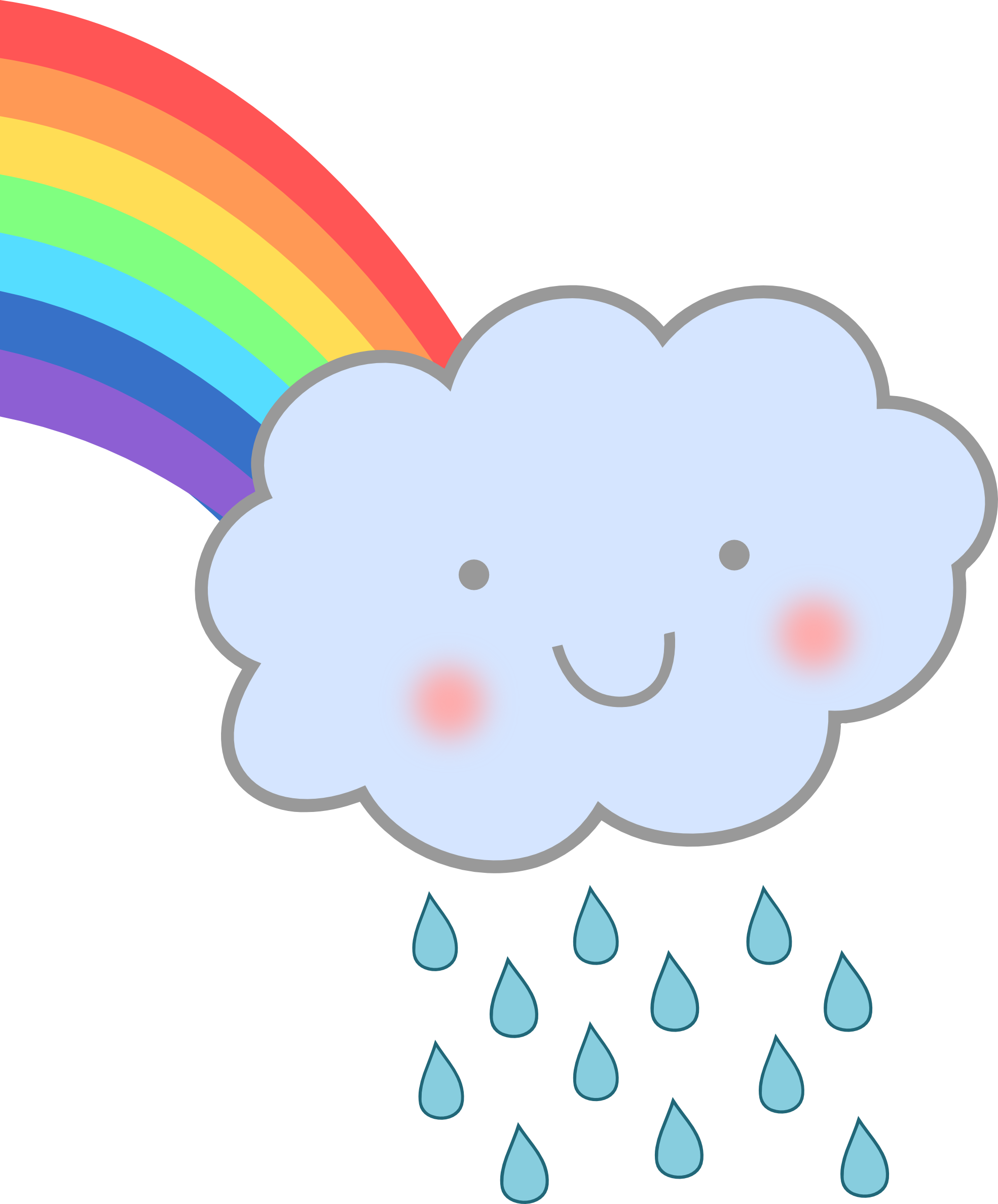 cloudy clipart cartoon