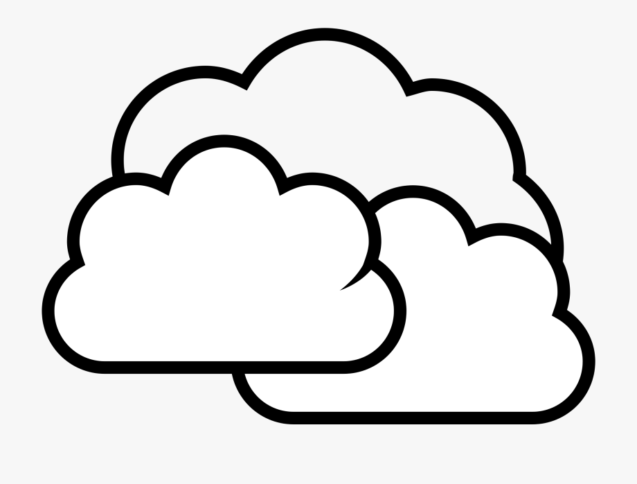 Clouds Clipart Black And White Clouds Black And White Transparent Free For Download On Webstockreview