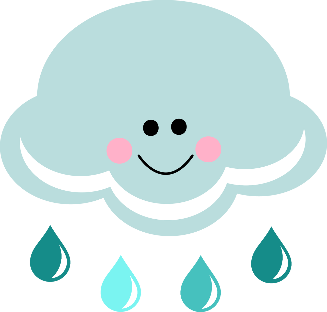 Ppbn designs rain cloud. Windy clipart happy