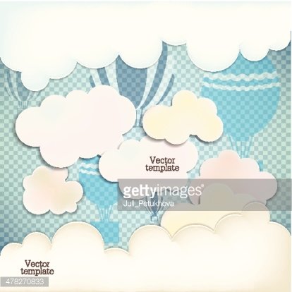 Premium clipartlogo com . Clipart clouds paper