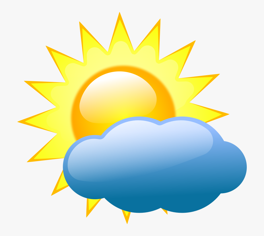 sunny clipart wether