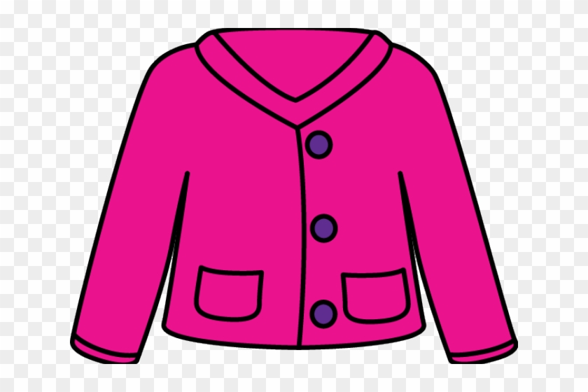 coat clipart pink coat