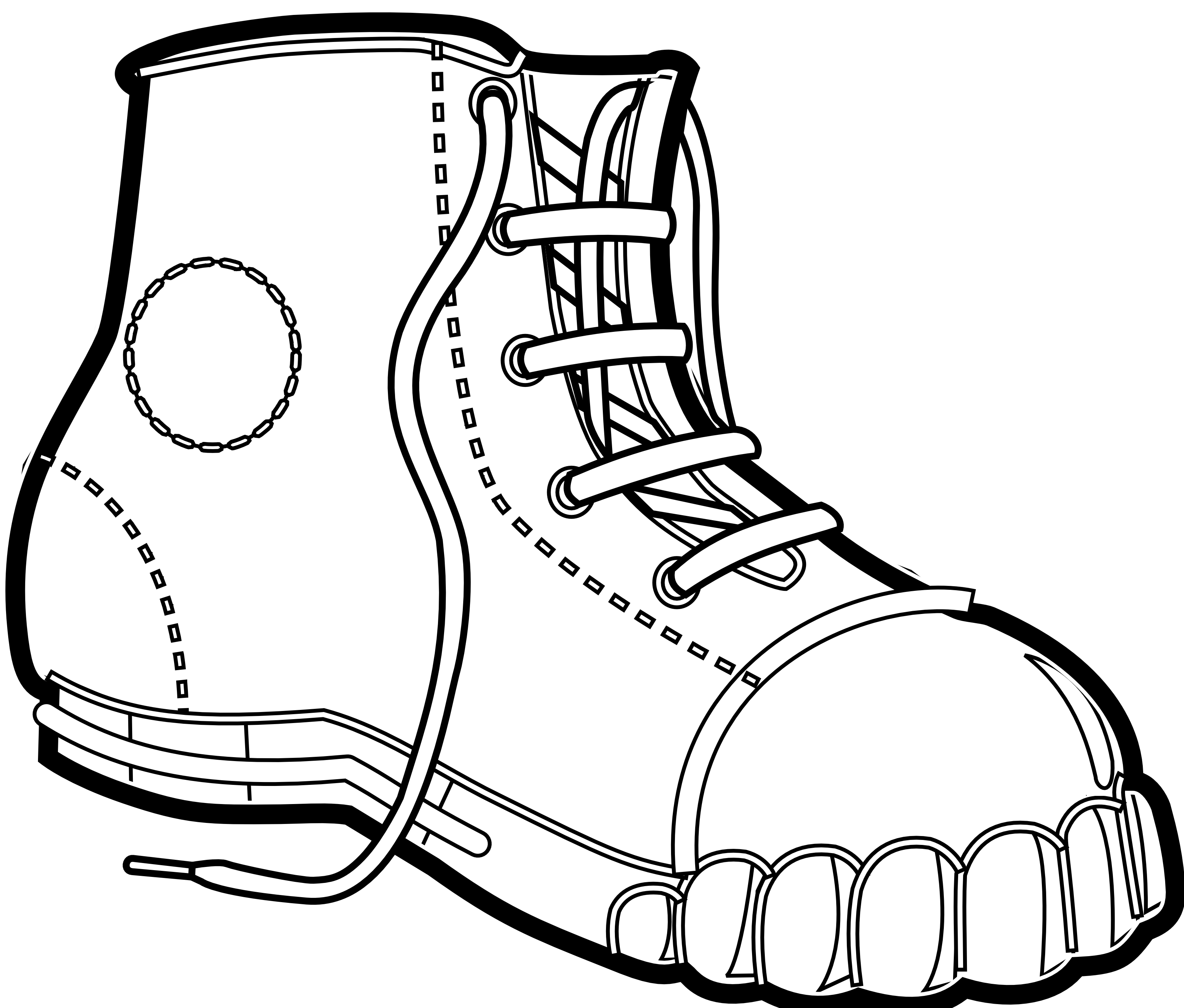  collection of hiking. Winter clipart shoe