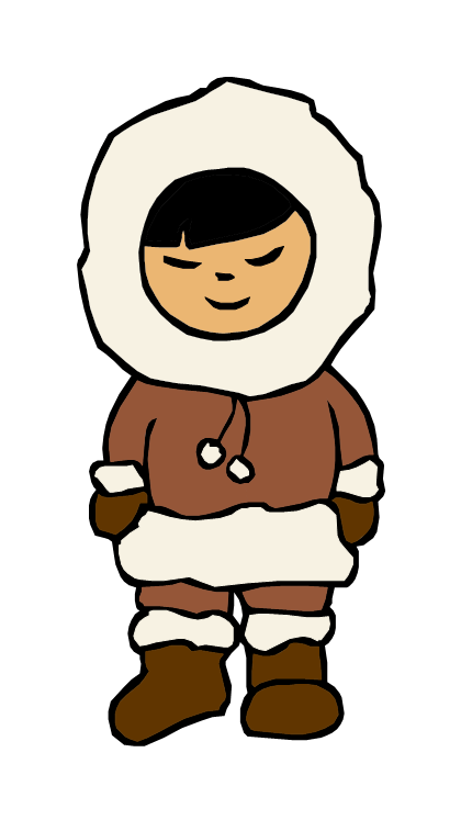 coat clipart eskimo