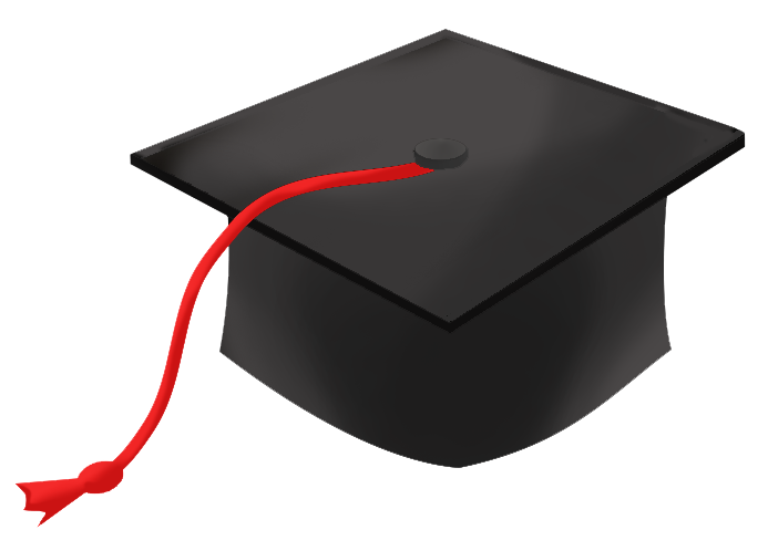  collection of hat. Hand clipart graduation