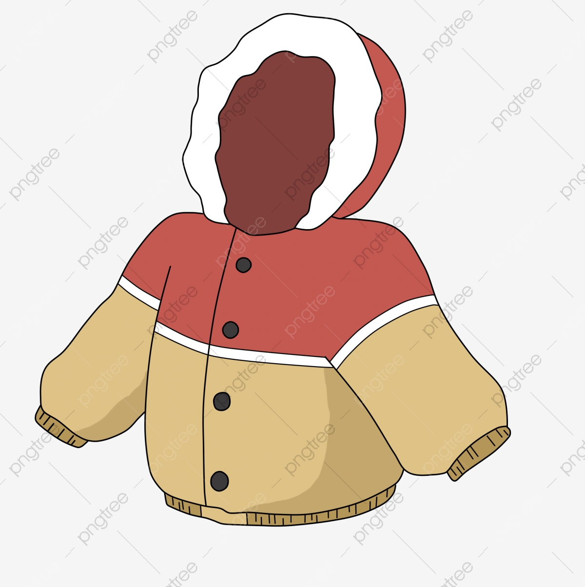 Jacket clipart coat hat. Cotton clothing contrast with