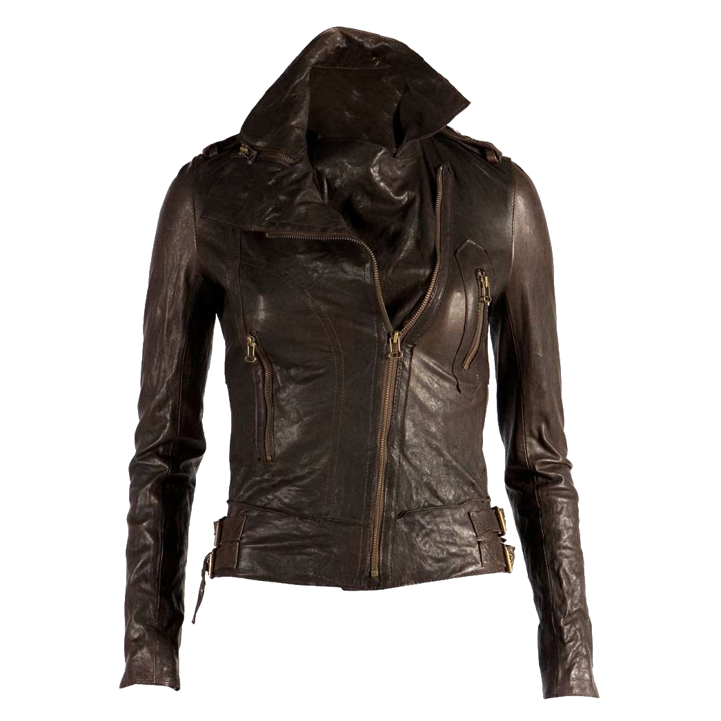 Winter clipart jacket. Leather png image 
