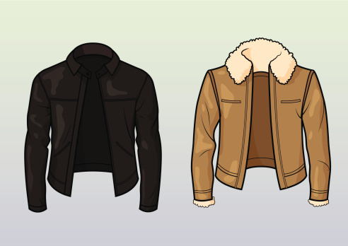 coat clipart leather jacket