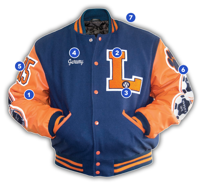 clipart coat letterman jacket