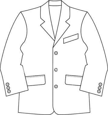 clipart coat men's suit