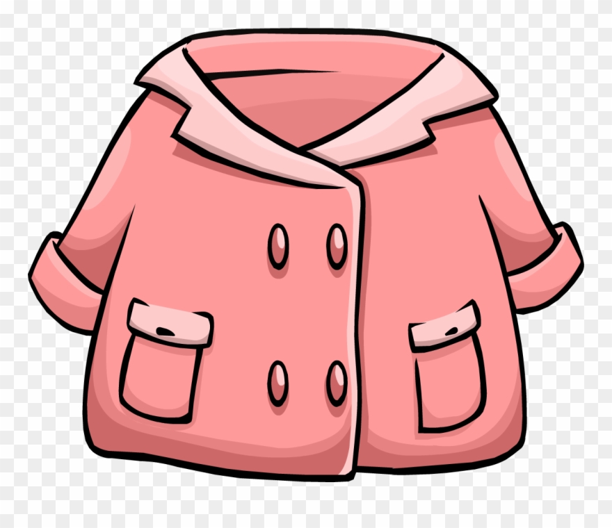 coat clipart pink coat