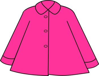 jacket clipart pink coat