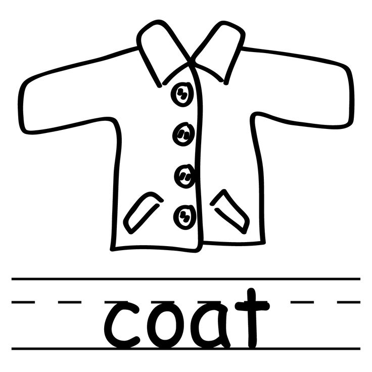 clipart coat preschool