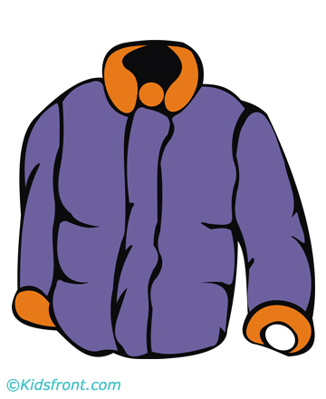 coat clipart purple jacket