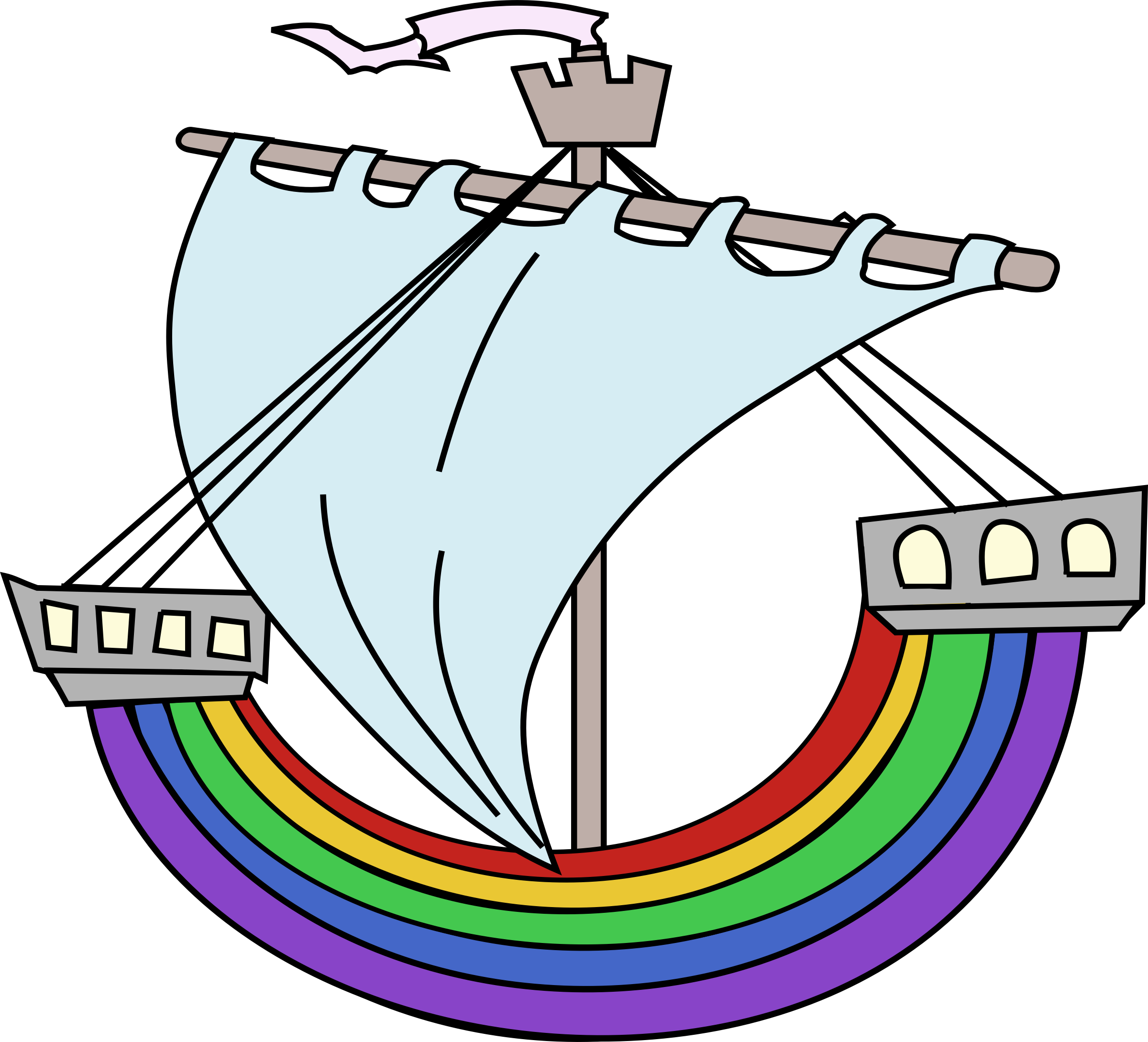 Boat icons png free. Clipart coat rainbow
