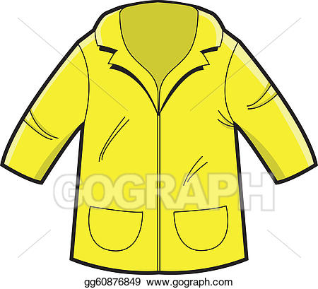 Coat clipart raincoat. Clip art vector stock