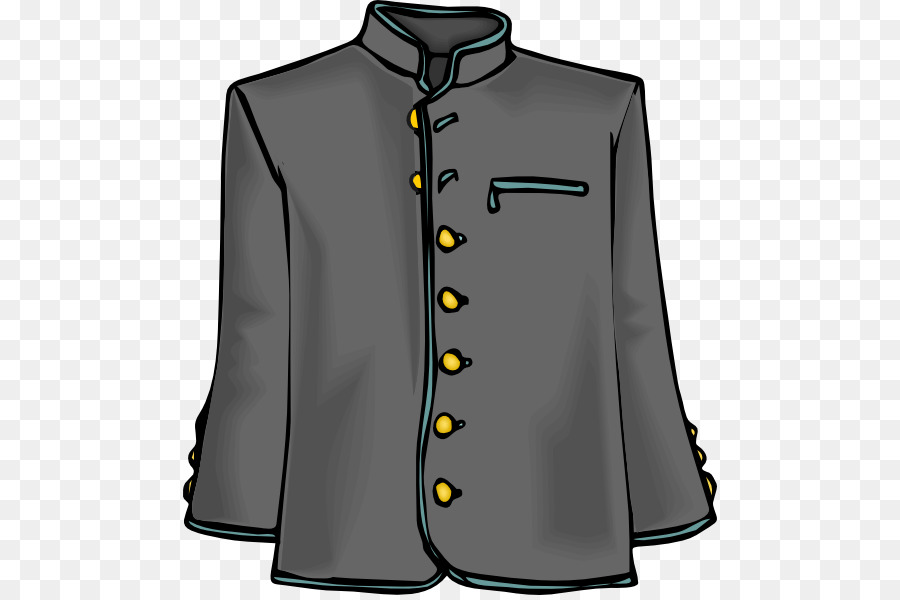 Clipart coat uniform. Cartoon clothing transparent clip