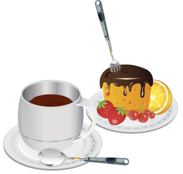 clipart coffee cake
