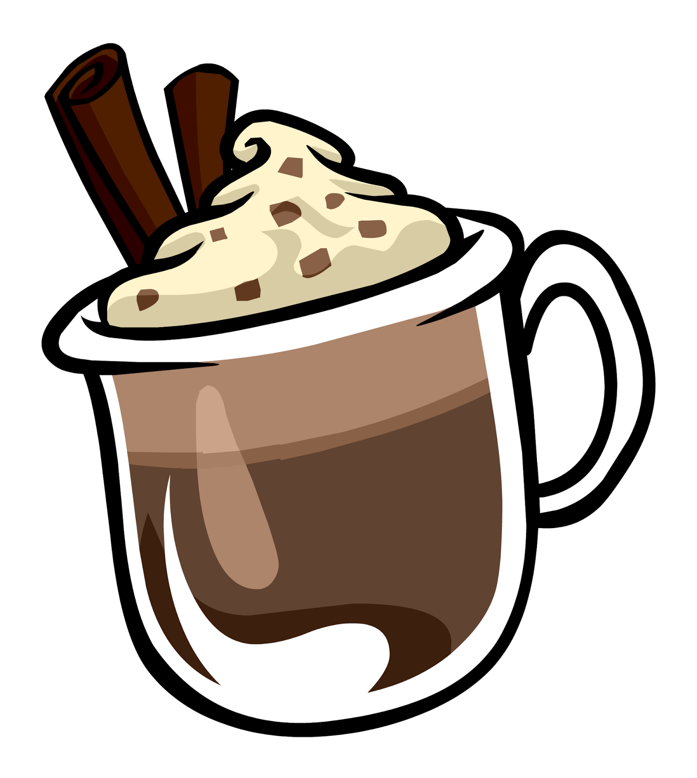 Fall is here hot. Clipart coffee chocolate