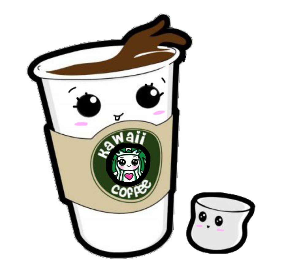 Drawing kawaii free png. Clipart coffee cute