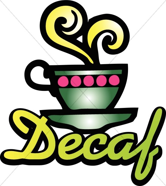clipart coffee decaf coffee