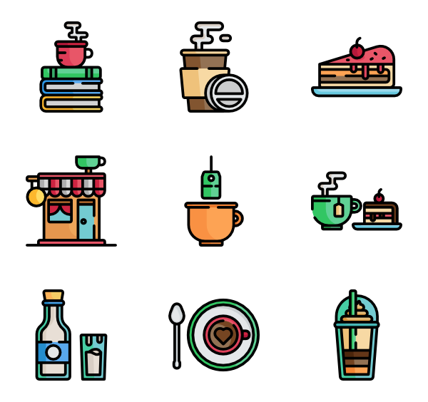 Clipart coffee icon. Cup icons free vector