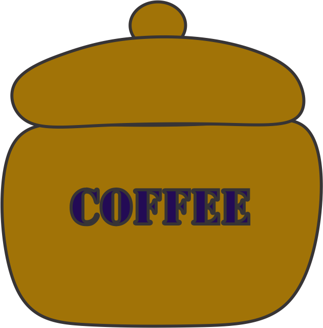 coffee clipart jar
