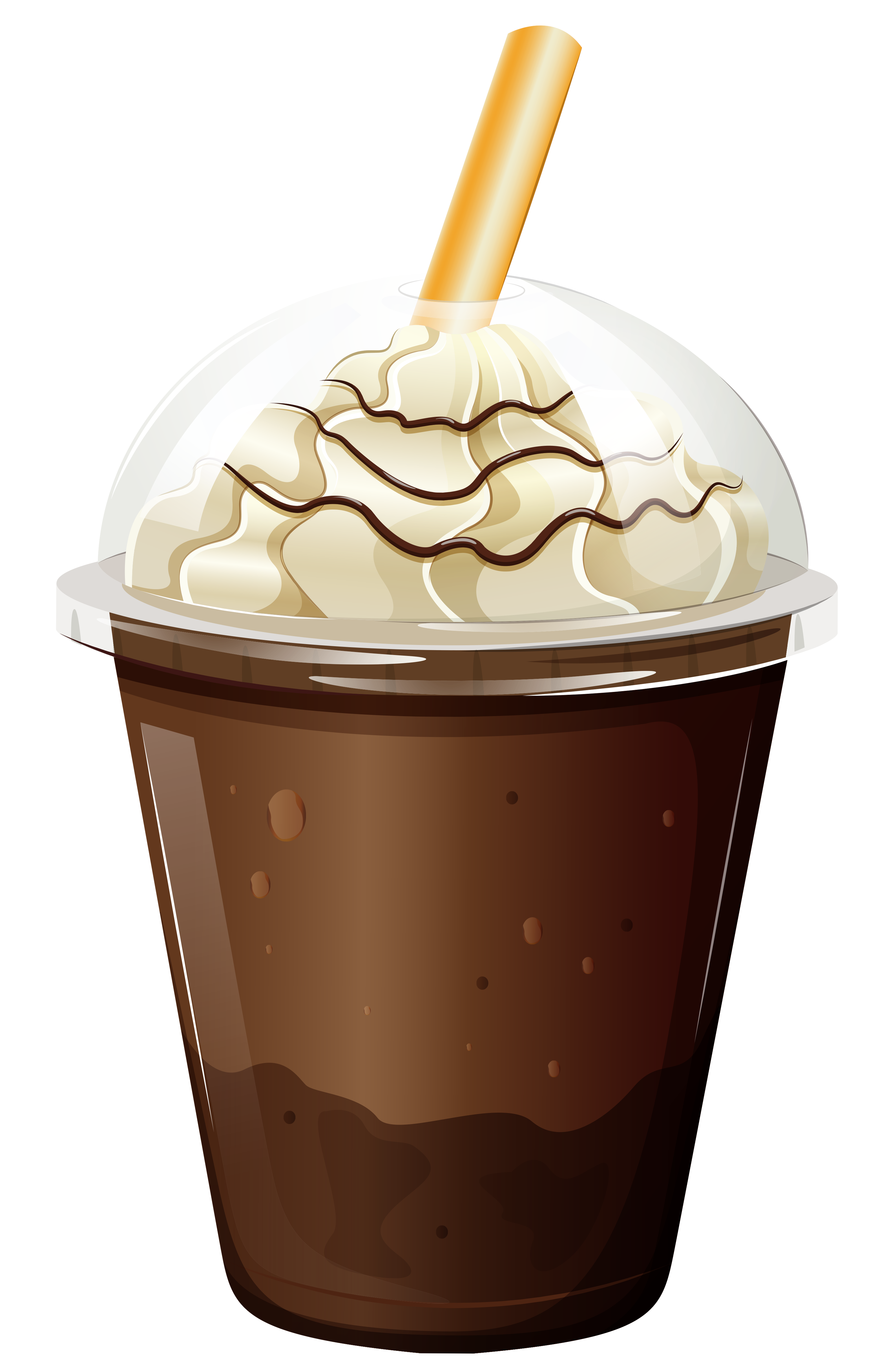 Coffee cup with whipped. Clipart cookies dessert