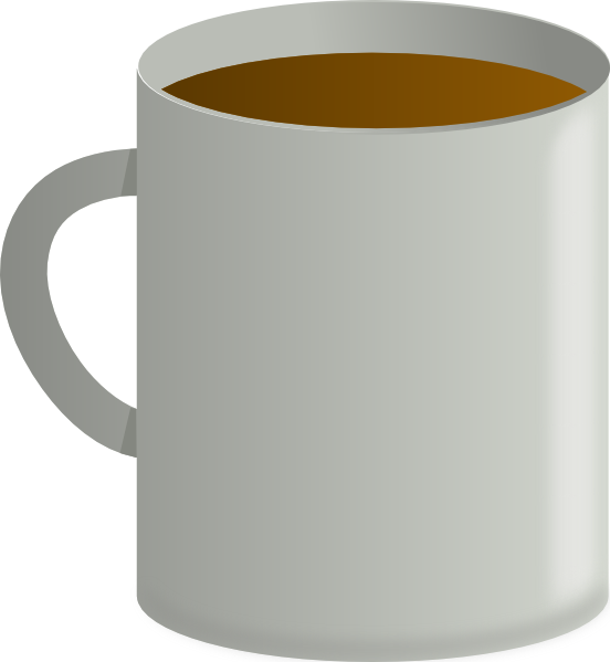 outline clipart coffee cup