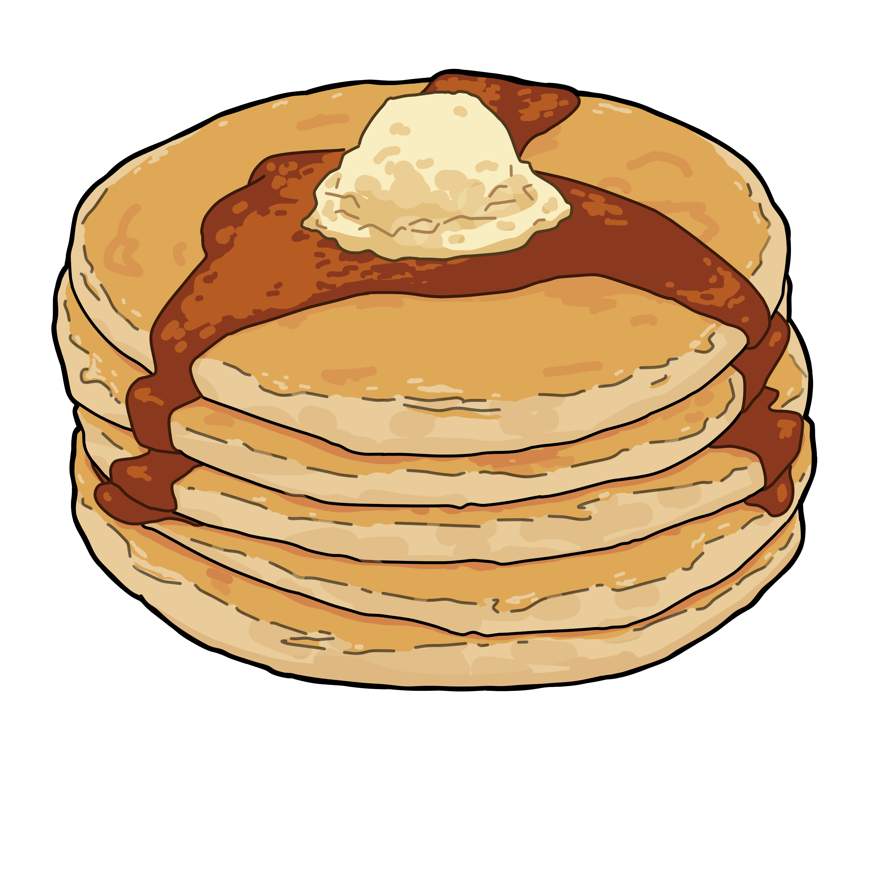 Waffle clipart crepe cake. Ipad pancakes drawing my