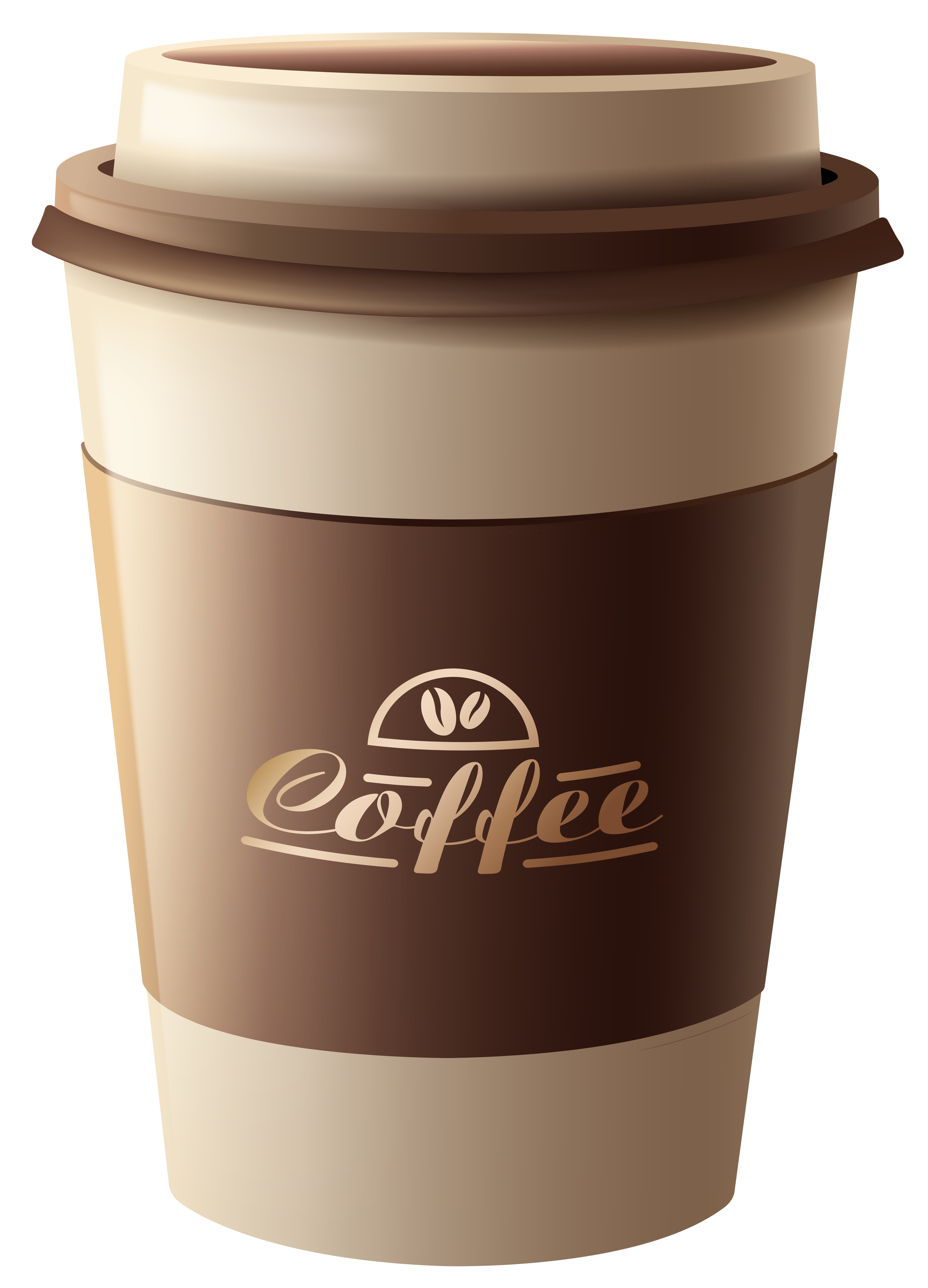 Brown plastic cup png. Clipart coffee spring