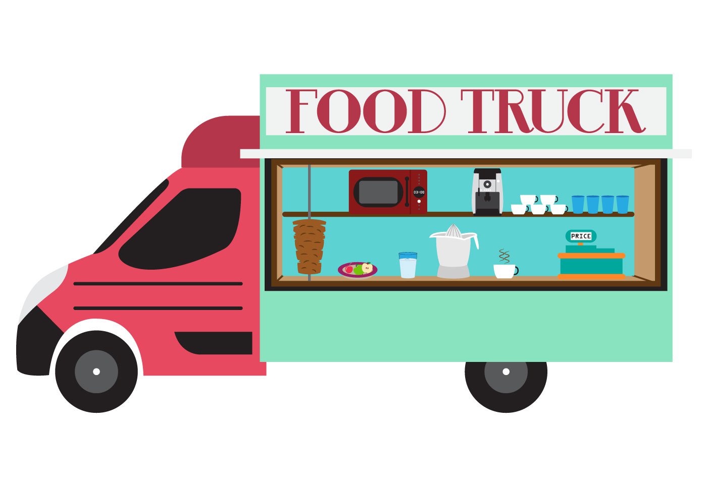 Free truck cliparts download. Food clipart transportation