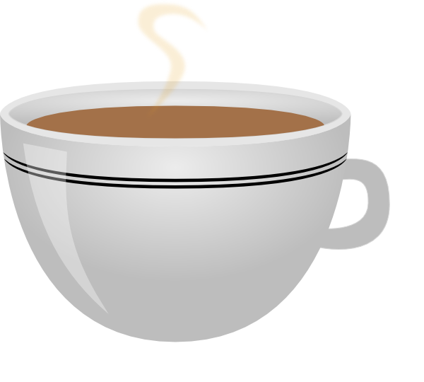 Cup of tea clip. Clipart coffee vector