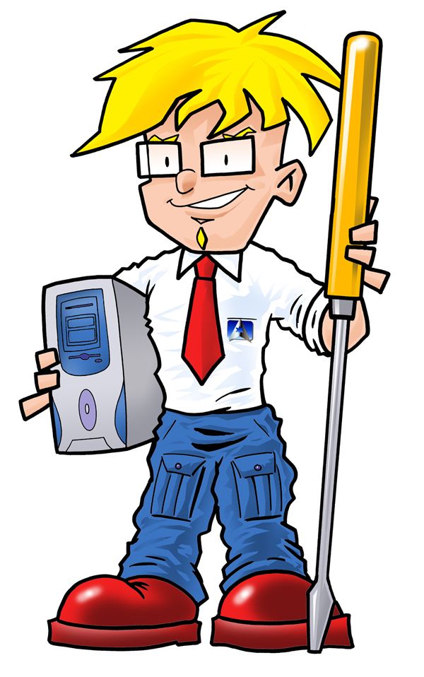 clipart computer character