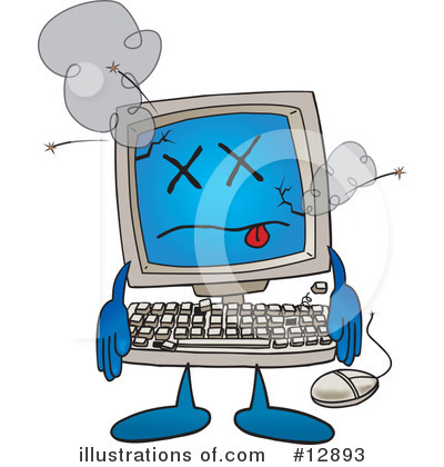 clipart computer character