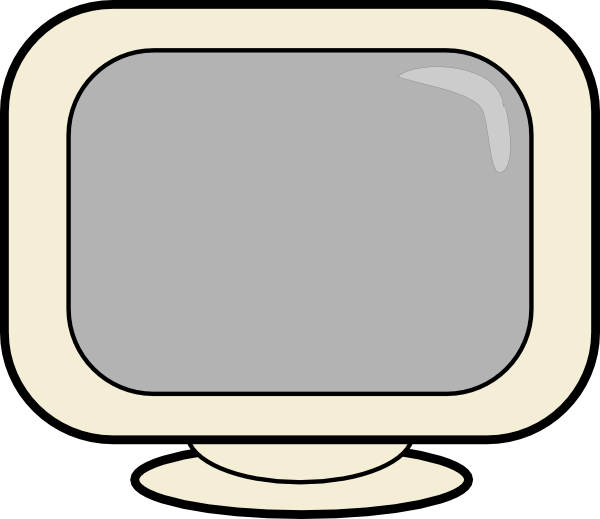 clipart library monitor