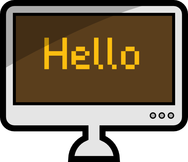 clipart computer computer screen