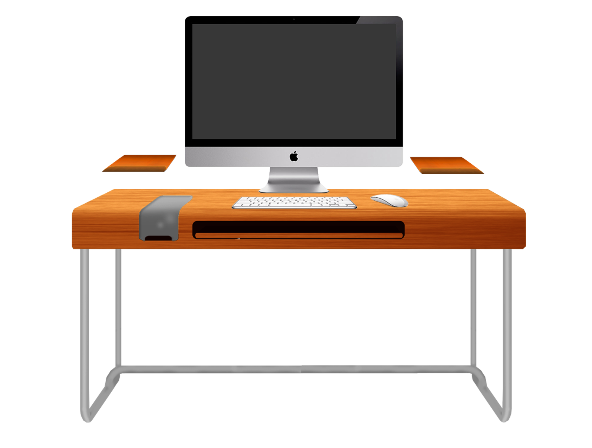 clipart computer desk